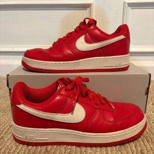 Nike Men's Air Force 1 University Red/White FD7039-600 AF1 RED Size 9